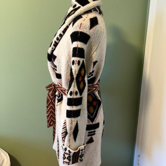 Zara Tribal Sweater Coat - Picture 4 of 9